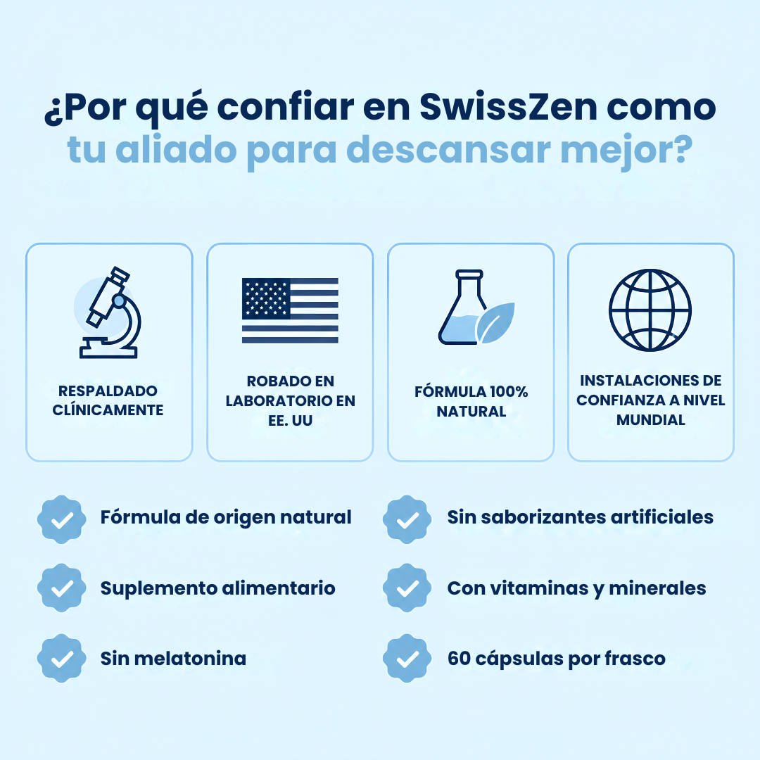 Suplemento Alimentario para el Descanso y Sueño – 60 Cápsulas